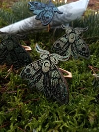 Image 5 of Gothic moth napkin rings