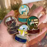 Image 1 of [INDIVIDUAL] Vocal Line Music Box Enamel Pin 🎼