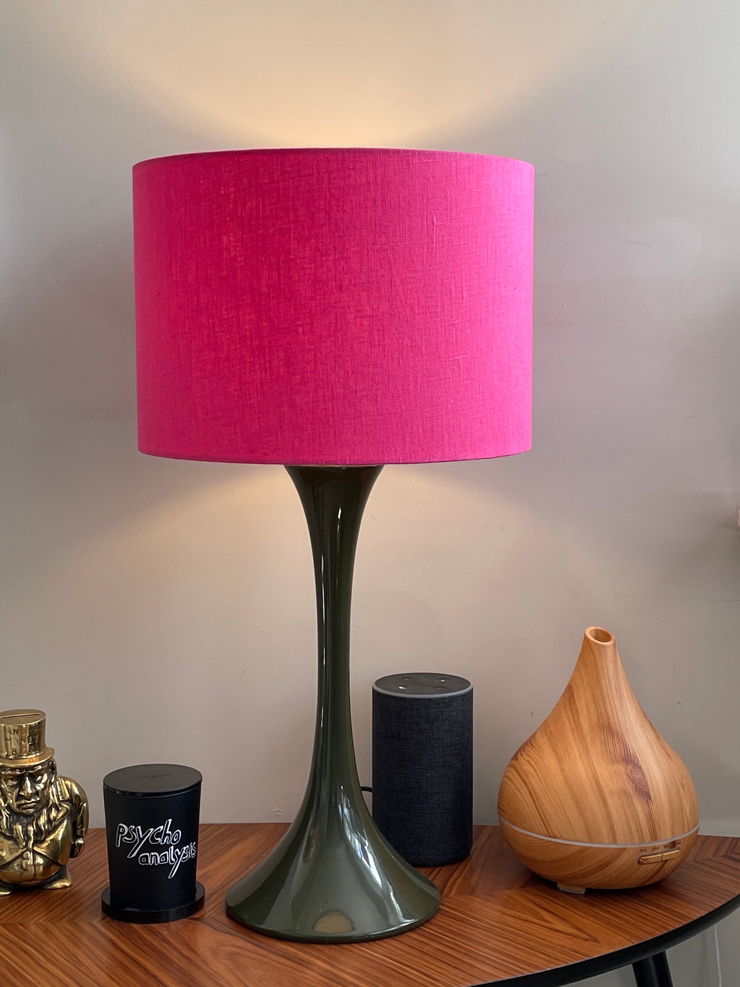 Image of European 100% Washed Linen Rosewater Shade