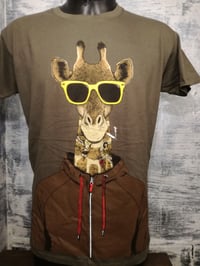 Image 1 of Gangster Giraffe t shirt