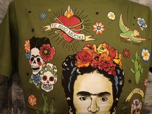 Image of frida kahlo t shirt