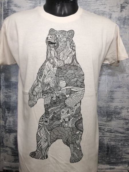 Image of Polar bear pattern t shirt