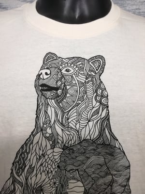 Image of Polar bear pattern t shirt