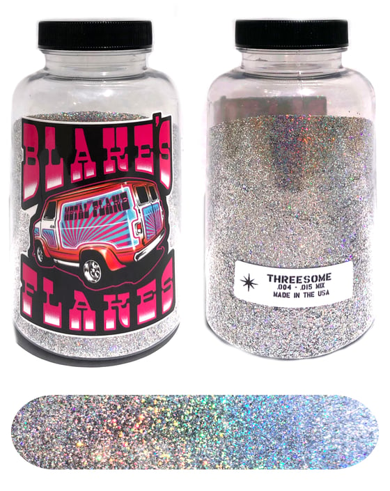 Image of *NEW* THREESOME Mixed Blend Prismatic Metal Flake 