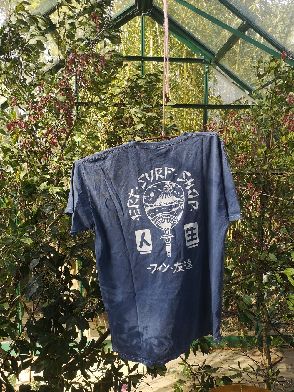 CAMISETA ERT ISSHŌ X TUCHO BERIAIN WASHED BLUE