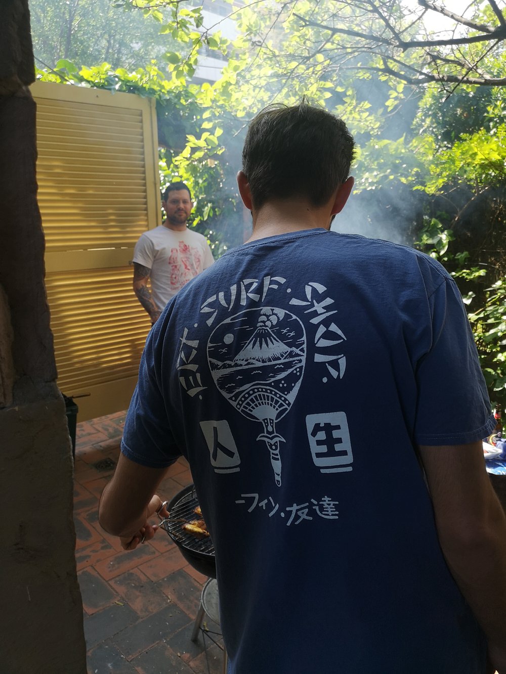 CAMISETA ERT ISSHŌ X TUCHO BERIAIN WASHED BLUE