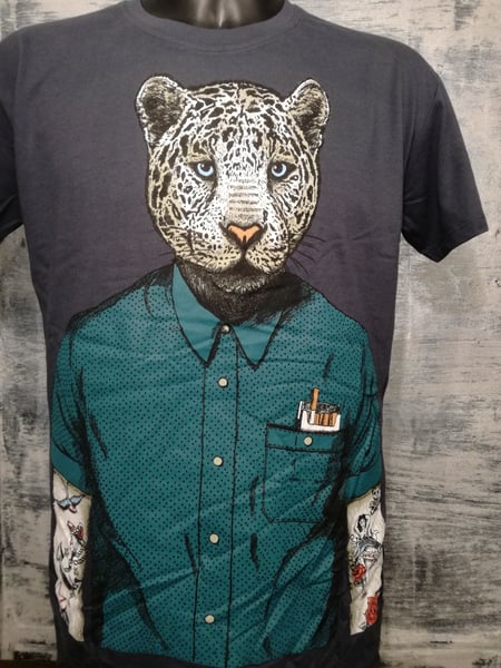 Image of Rock n roll leopard t shirt