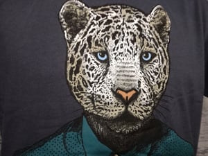 Image of Rock n roll leopard t shirt