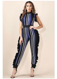 Image 2 of Krys Striped Romper 