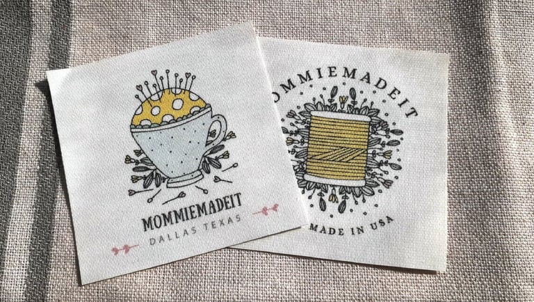 Woven Labels For Clothing & Hats
