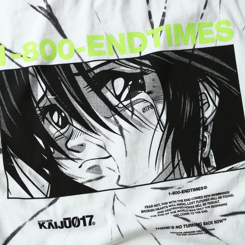 Image of 1800ENDTIMES Tee / WHT TD