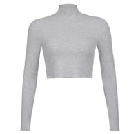 Image 2 of Grey | Crop Top