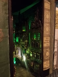 Image 4 of Fantasy street book nook diorama