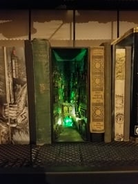 Image 1 of Fantasy street book nook diorama