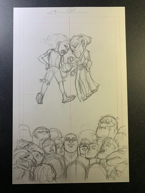 Image of GREEN LANTERN #1 cover original art