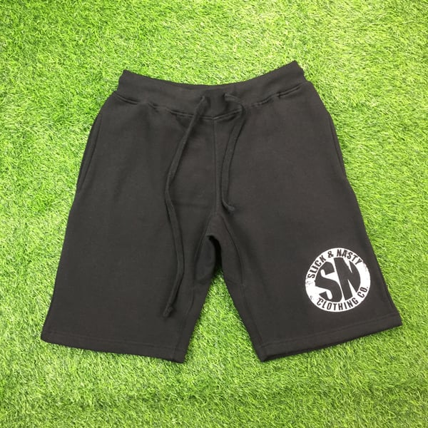 Image of Slick & Nasty Classic Fleece Shorts (Black)