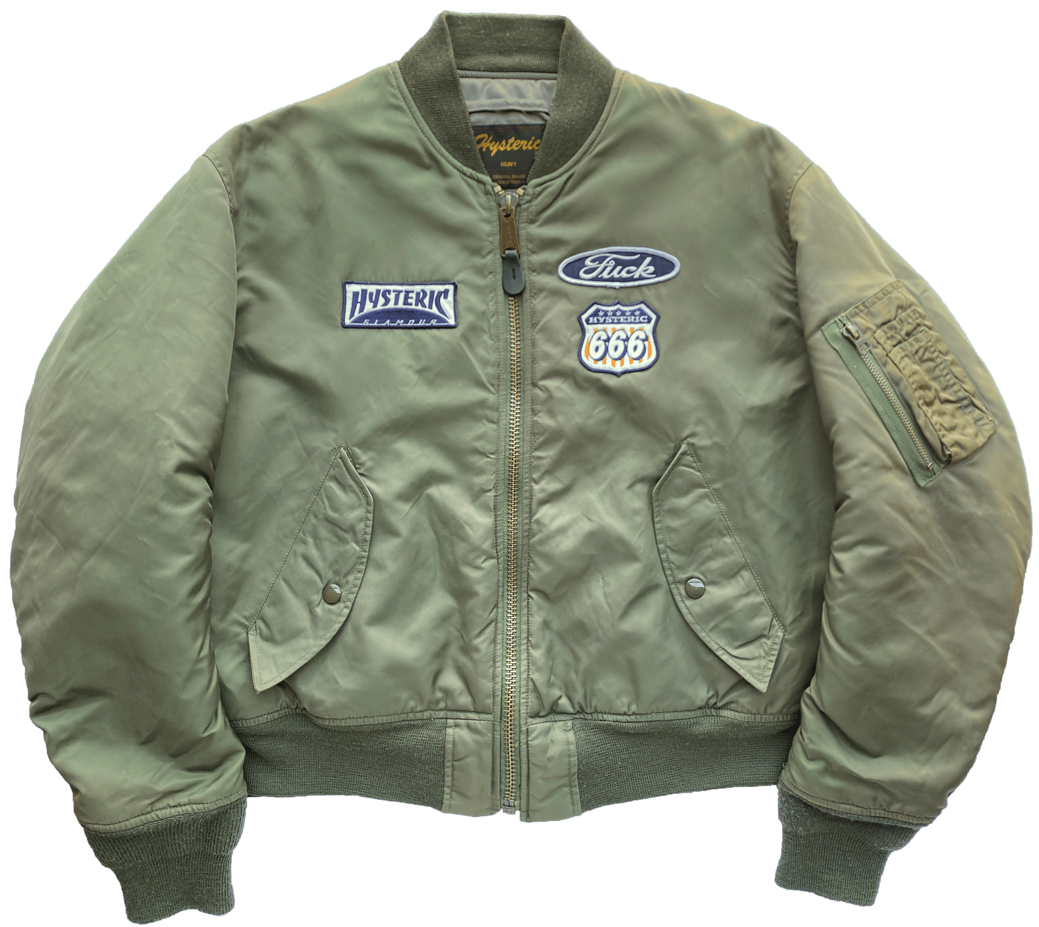 Hysteric Glamour Patched Ma-1 Bomber | neverlandsupply