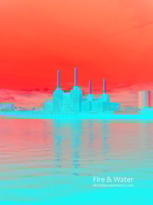 Fire & Water - Battersea Power Station - Limited Edition Print 2/25