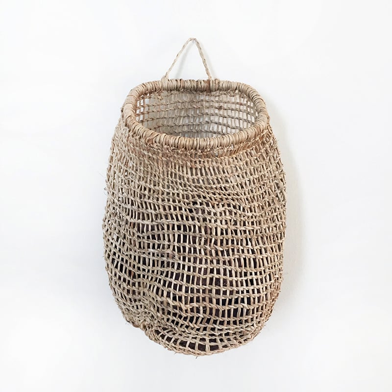 Image of Nido Handwoven Tree Bark Hanging Basket