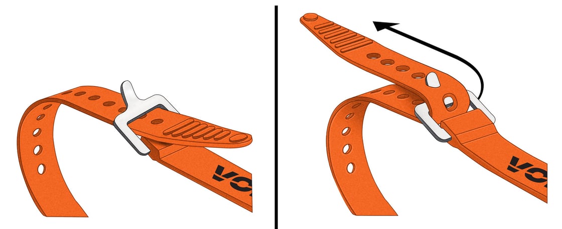 Image of Voile Straps® 12" Nylon Buckle — Orange