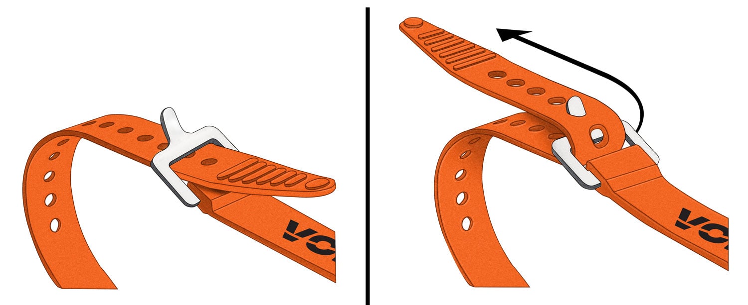 Voile Straps® - 16” Nano Series Blue | PEONFX