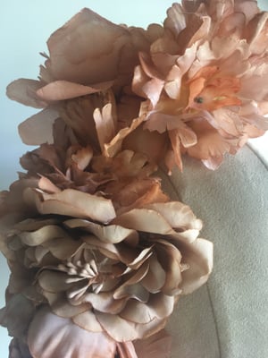 Image of Nude floral headpiece 