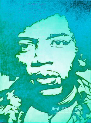 Jimi Blue Haze - Limited Edition Print 1/25