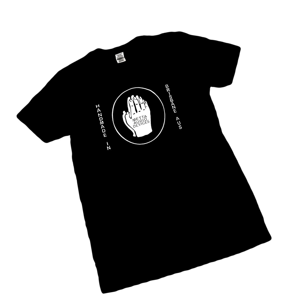 Image of Metta Audio Devices logo T-Shirt Black
