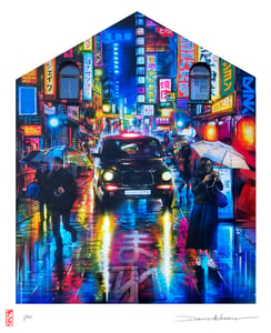 Image of 'Night Taxi' / Belfast - Limited edition print