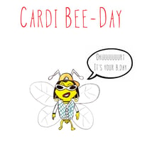 Cardi Bee Card 