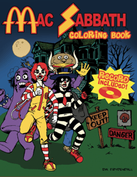 Image 2 of Mac Sabbath coloring book from D.W. Frydendall with flex-disc 