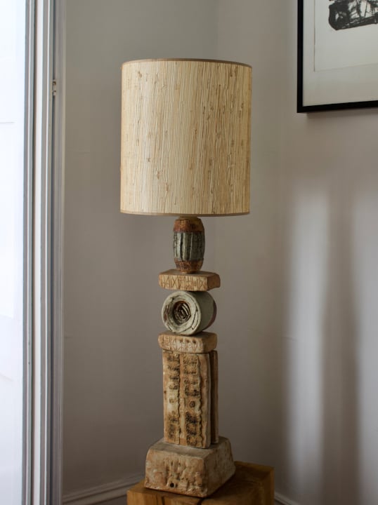 bernard rooke pottery lamp