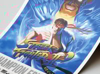 Image 2 of Street Fighter 2 Fighting Game Retro Poster
