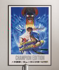 Image 4 of Street Fighter 2 Fighting Game Retro Poster