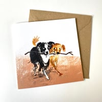 Image 2 of Dogs - set of 4 Luxury Greetings cards