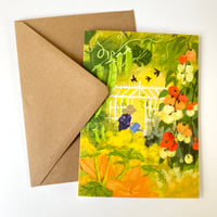 Image 2 of Garden - set of 4 Luxury Greetings Cards