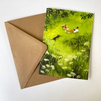 Image 4 of Garden - set of 4 Luxury Greetings Cards