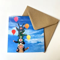 Image 4 of Party People - Set of 4 Luxury Greetings Cards