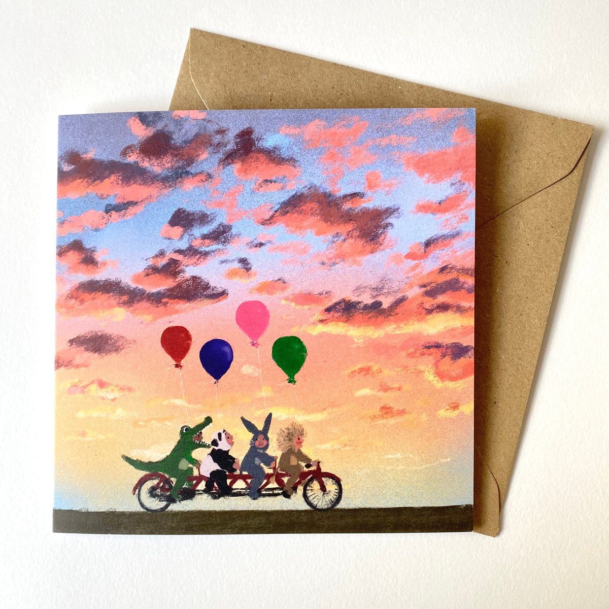 Image of Party People - Set of 4 Luxury Greetings Cards