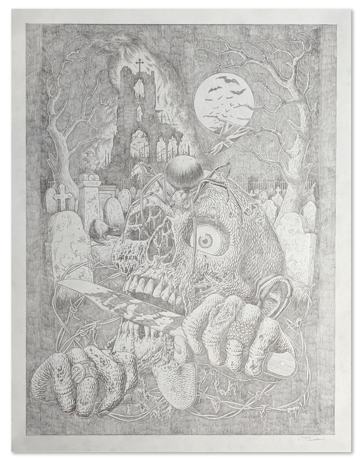 Image of BLAST SKATES SNELLING PENCIL ART