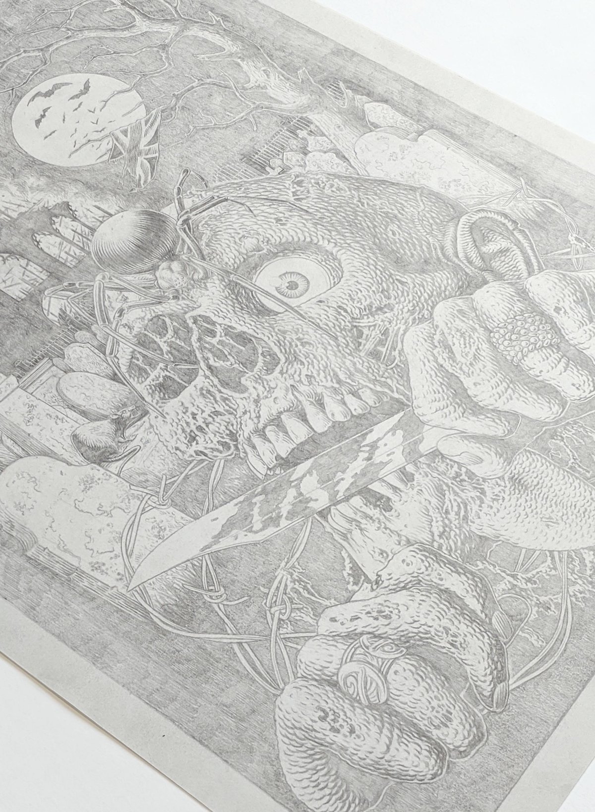 Image of BLAST SKATES SNELLING PENCIL ART