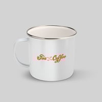 Image 2 of Tea and Coffee Enamel Mug
