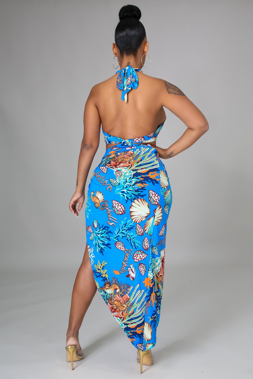 Image of Coral Reef Swimsuit Set