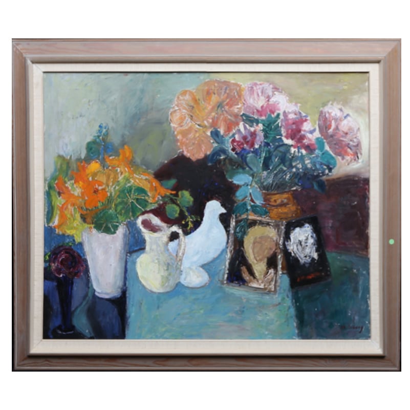 Barnstar — Mid-century Swedish Still Life Painting, MARGIT SIBERG