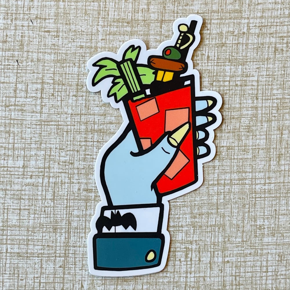 DRAC'S BLOODY MARY 4" Vinyl Sticker