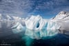 Reflected Iceberg and Mountains