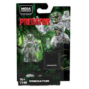 Mega Construx Black Series Clear Transparent Predator Micro Action Figure