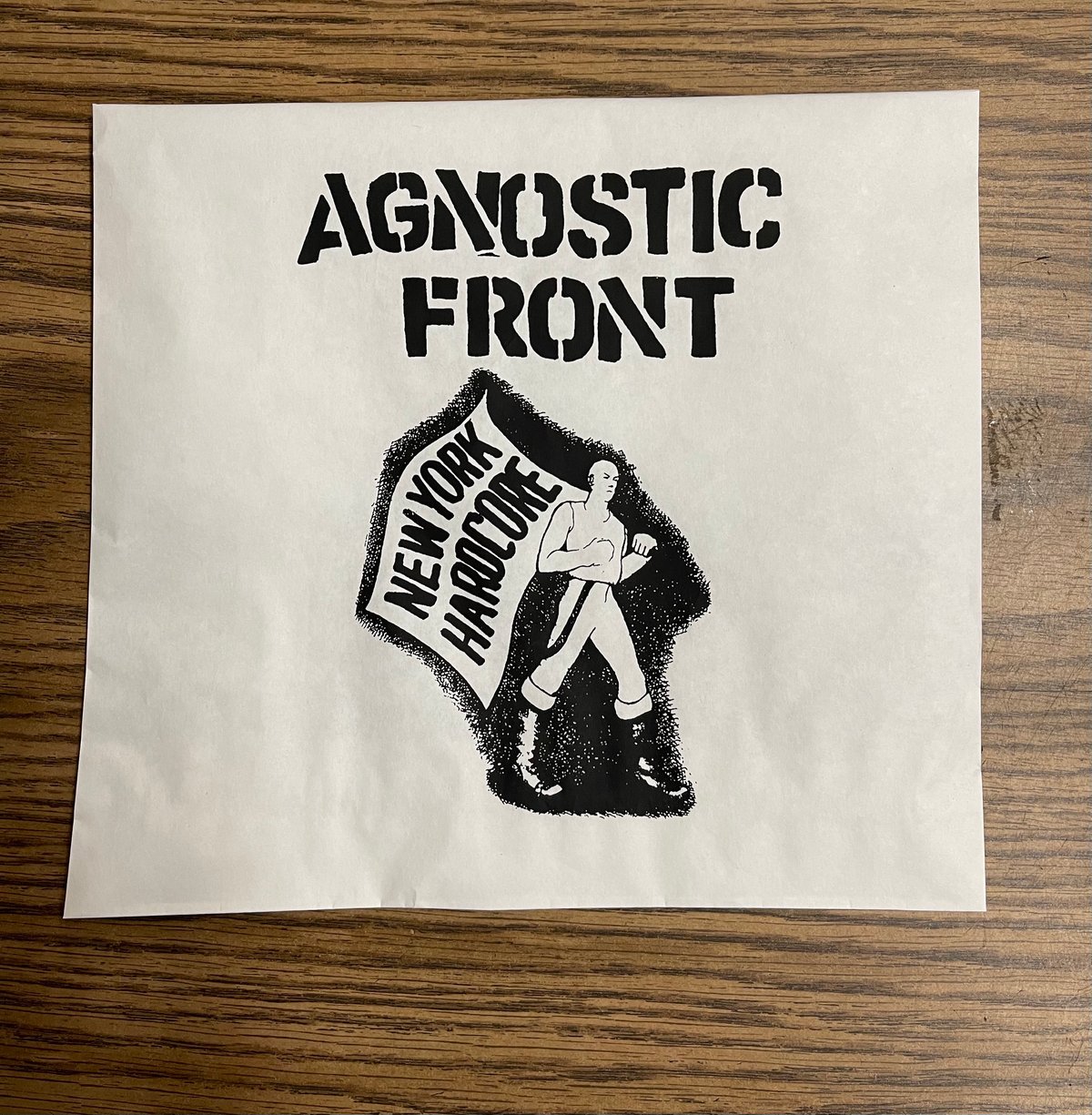 Image of Agnostic Front-United Blood  Extended Pre-Mix 7” Oxblood Vinyl