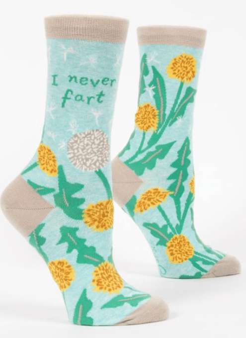 Image of I Never Fart Crew Socks