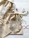 Hand-Printed Project Bags 